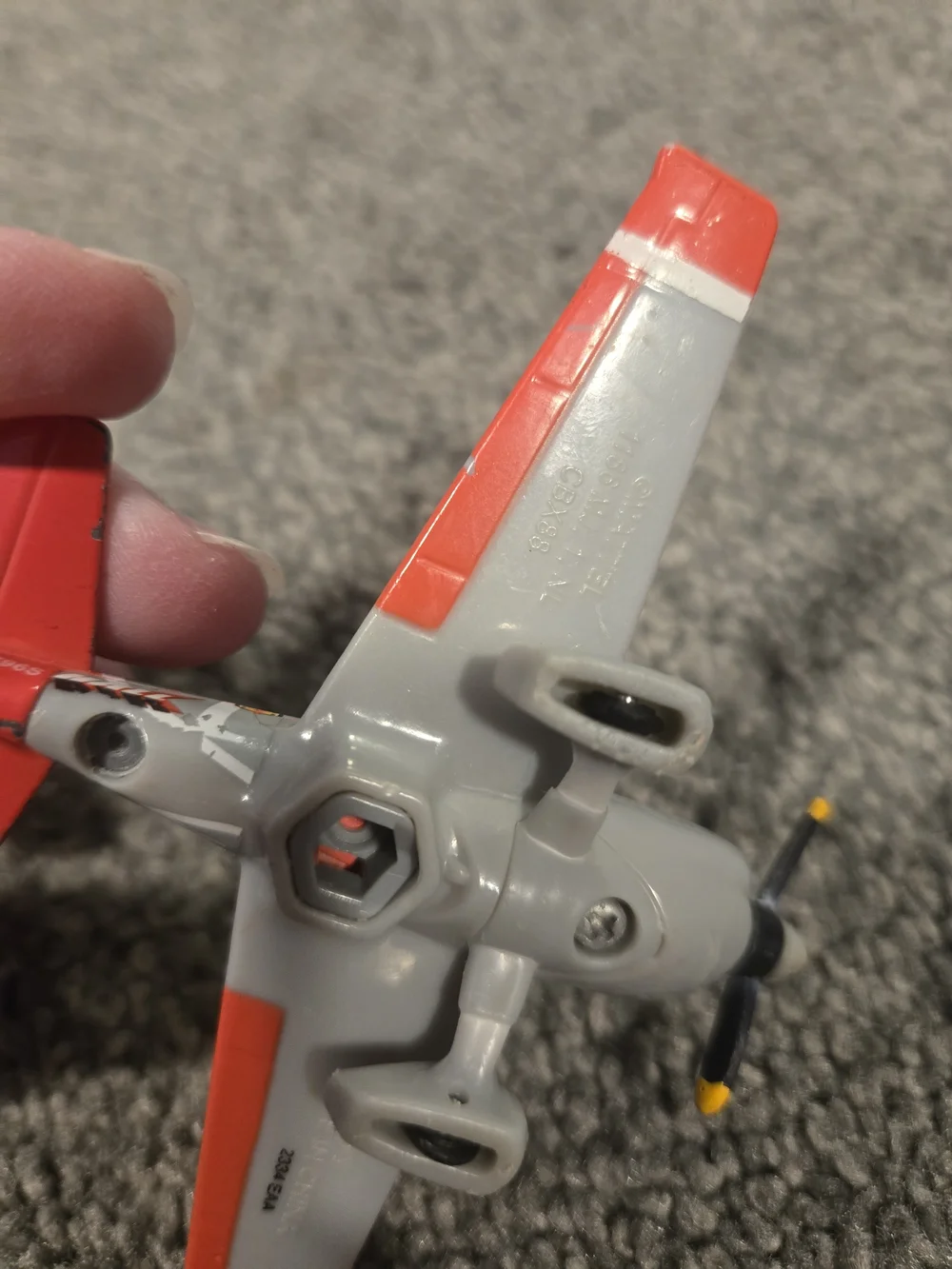 Mattel Disney Pixar Planes Vecihi Rare Collectable Die Cast Toy Red White Gray
